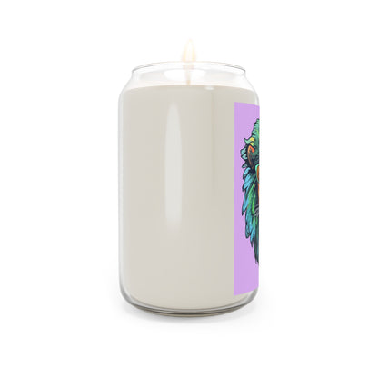 Colorful Lion Head Scented Candle, 13.75oz