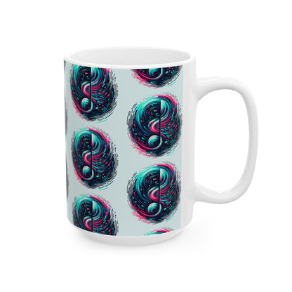 Keramiktasse mit TikTok-Motiv