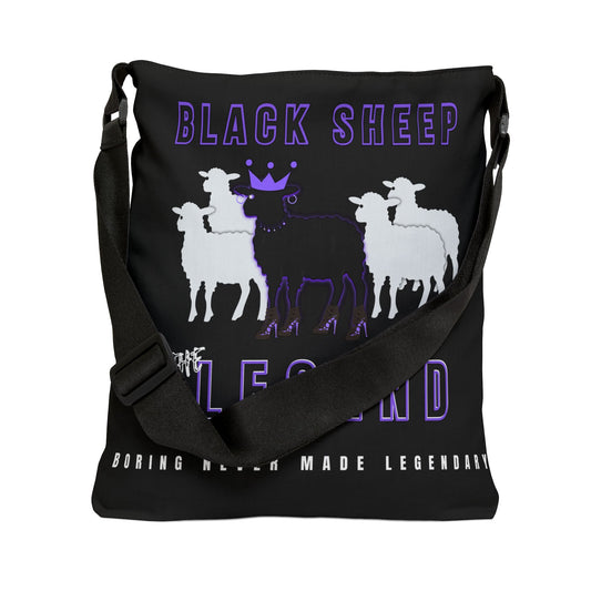 The Legend Black Sheep Adjustable Tote Bag