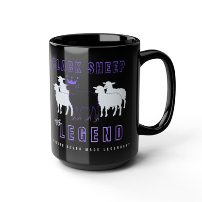 Women's Streetwear Black Sheep Bundle – Cropped Sweatshirt + Mug + Car Air Freshener
