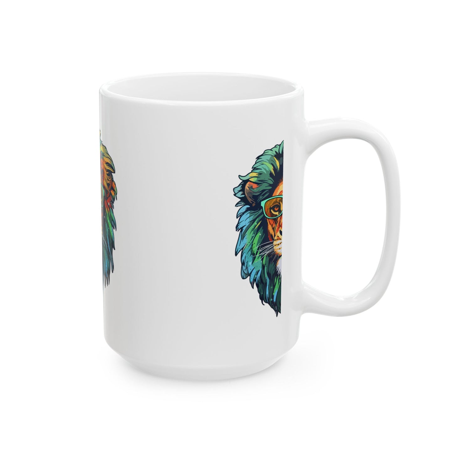 Inspirational Ceramic Mug, Lion Lovers