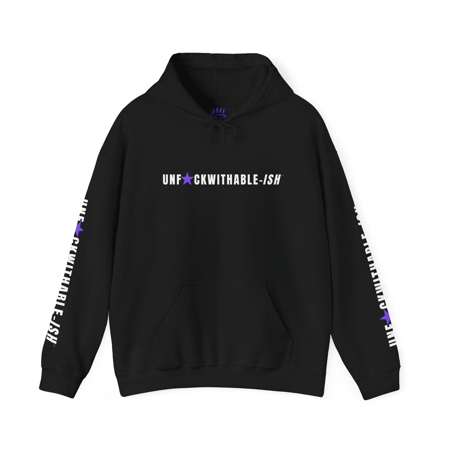 Unisex Unf★ckwithable-Ish Hoodie – Purple Star Edition, Streetwear Apparel