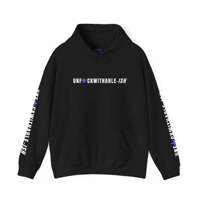 Unisex Unf★ckwithable-Ish Hoodie – Purple Star Edition, Streetwear Apparel