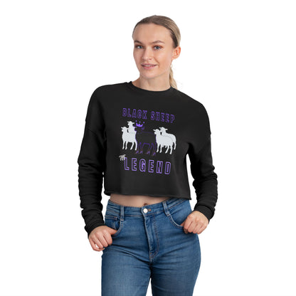 Women's Streetwear Black Sheep Bundle – Cropped Sweatshirt + Mug + Car Air Freshener