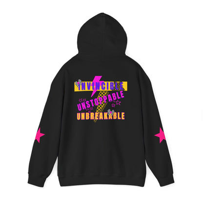 90's Unisex Heavy Blend Retro Streetwear Hoodie, 2 Colors