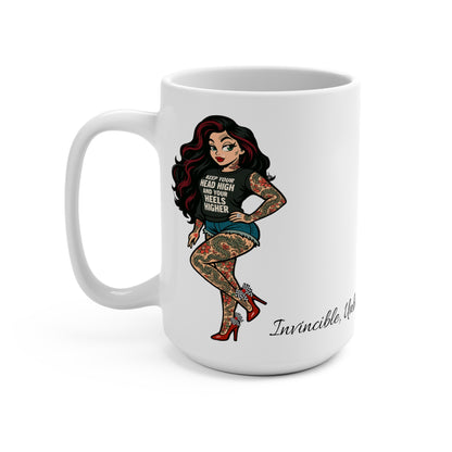 Inspirational Skarlitt Mug, -Tattooed Sexy Bitch - Unstoppable