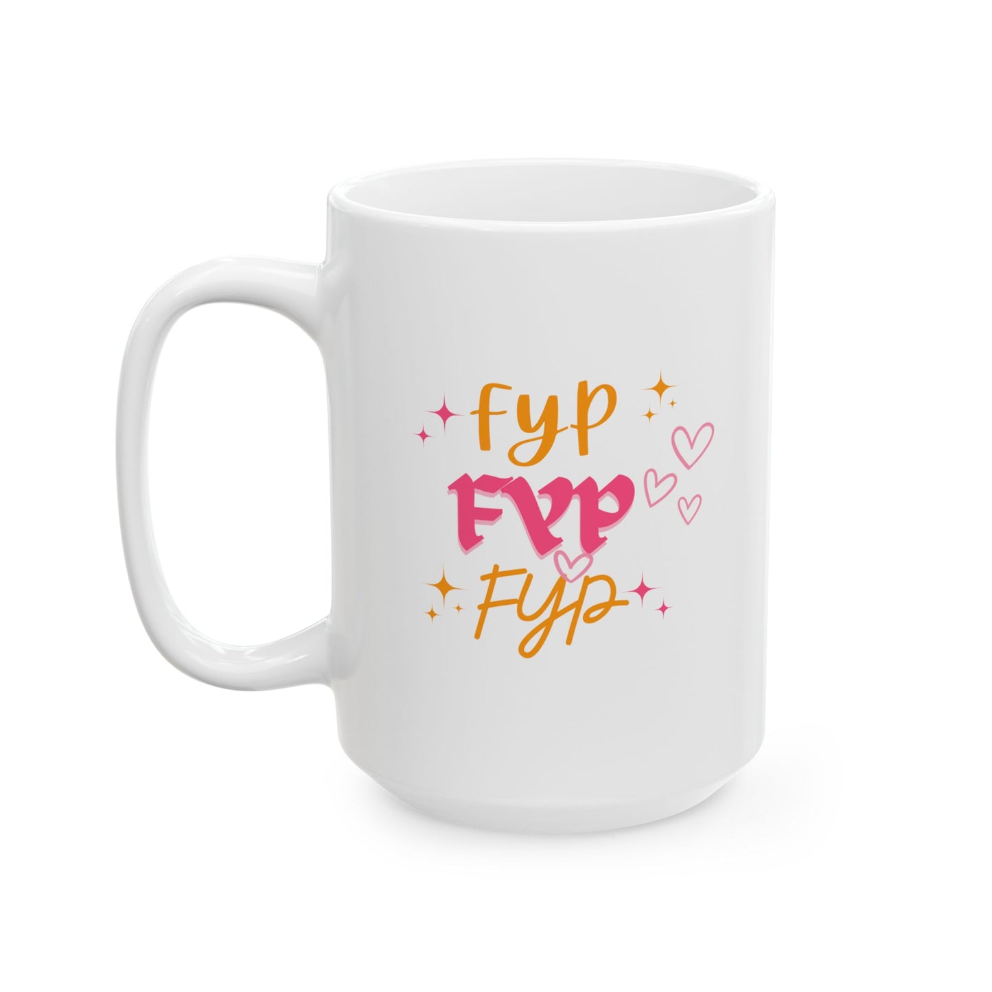 Keramiktasse mit TikTok-Motiv