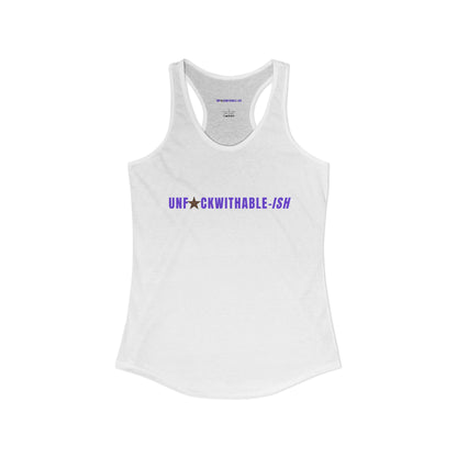UNF★CKWITHABLE-ISH™ Women's Racerback Tank, 3 Colors Leopard Star