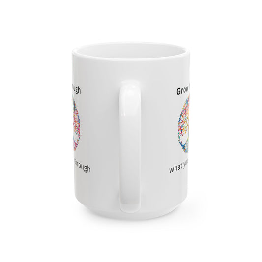 Inspirational Ceramic Mug, Tree of Life