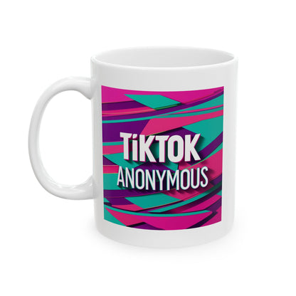Keramiktasse mit TikTok-Motiv