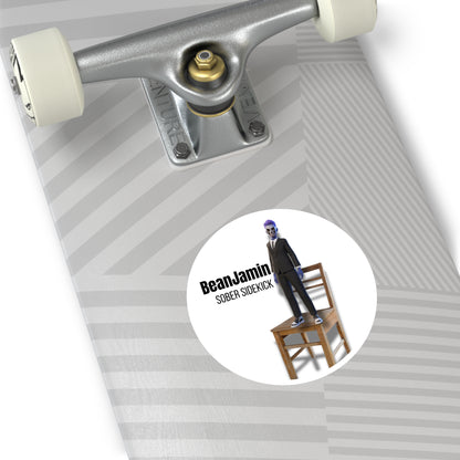 BeanJamin Sober Sidekick Vinyl Sticker
