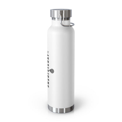 The Bean Lux™ #HydratedAF Custom Copper Vacuum Insulated Water Bottle 22oz, Outdoor Water Bottle, Your Initials