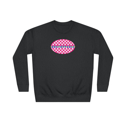 Unisex 90's Vibe Streetwear Graphic Crew Sweatshirt, 4 Colors