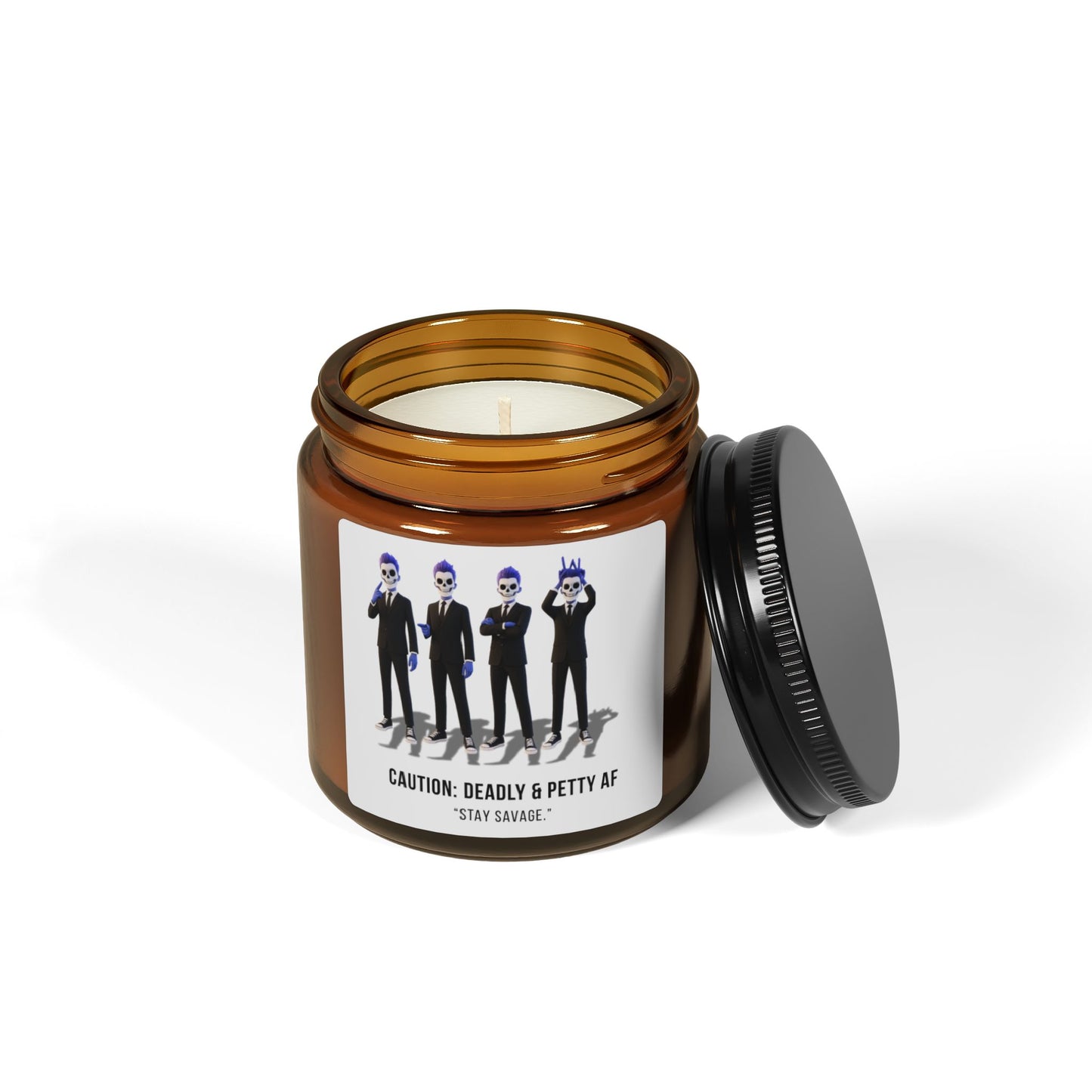 Funny BeanJamin Soy Candle, "Stay Savage"