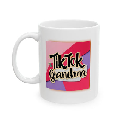 Keramiktasse mit TikTok-Motiv