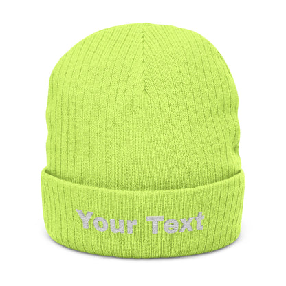 Custom Text Beanie - Say Less (Wear It Loud), 7 Colors