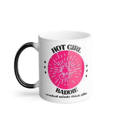 Funny Chic Mug, Hot Girl Baddie Color-Changing