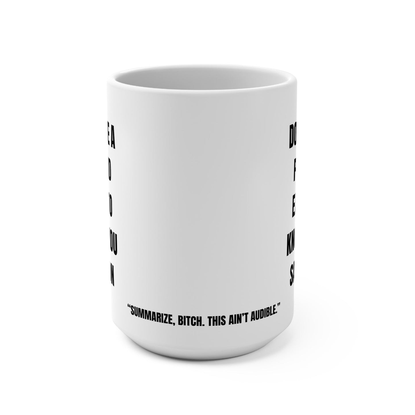 Podcast-Lover's Coffee Mug, Funny Mug for Podcasters, Gift for Podcast Fans, 15oz Mug, Unique Coffee Cup Printify