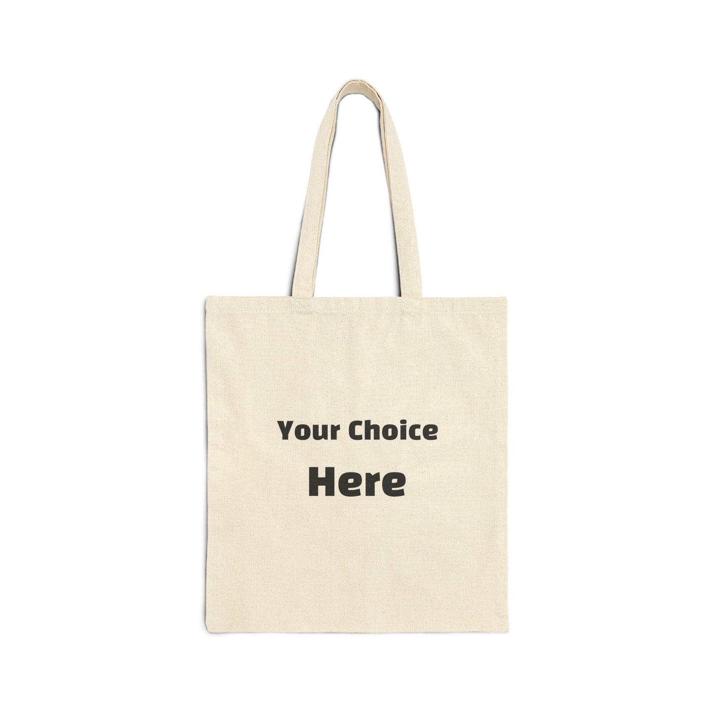 Customizable Premium Cotton Canvas Tote Bag, Summer Accessories, Beach Bag, Travel Bag, Perfect for Hustlers, Baddies & Coffee Lovers