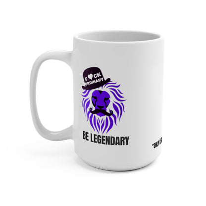 Legendary Mug, Motivational Coffee Cup, Gift for Him, Unique Mug for Legends, Inspirational Drinkware Printify