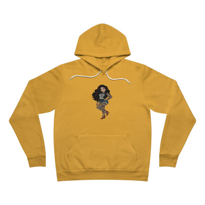 Unisex Hoodie, Medium Weight With Sexy & Savage Tattooed Woman Printify