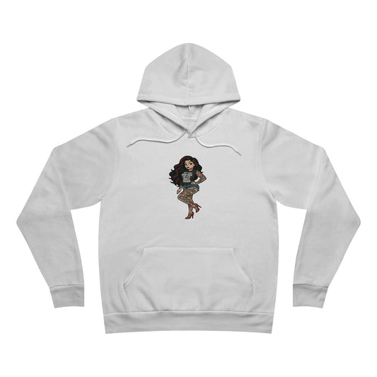 Unisex Hoodie, Medium Weight With Sexy & Savage Tattooed Woman Printify