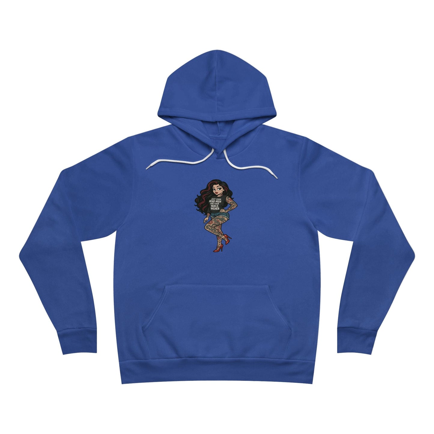 Unisex Hoodie, Medium Weight With Sexy & Savage Tattooed Woman Printify