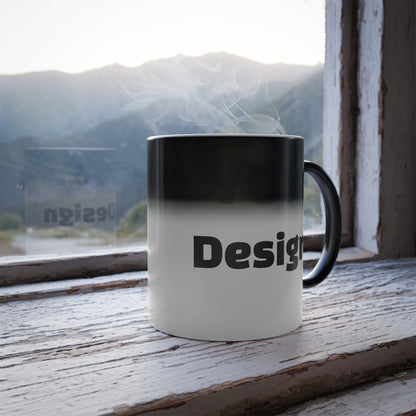 Hidden Message Mug, Color Morphing Heat Activated - Personalized Design