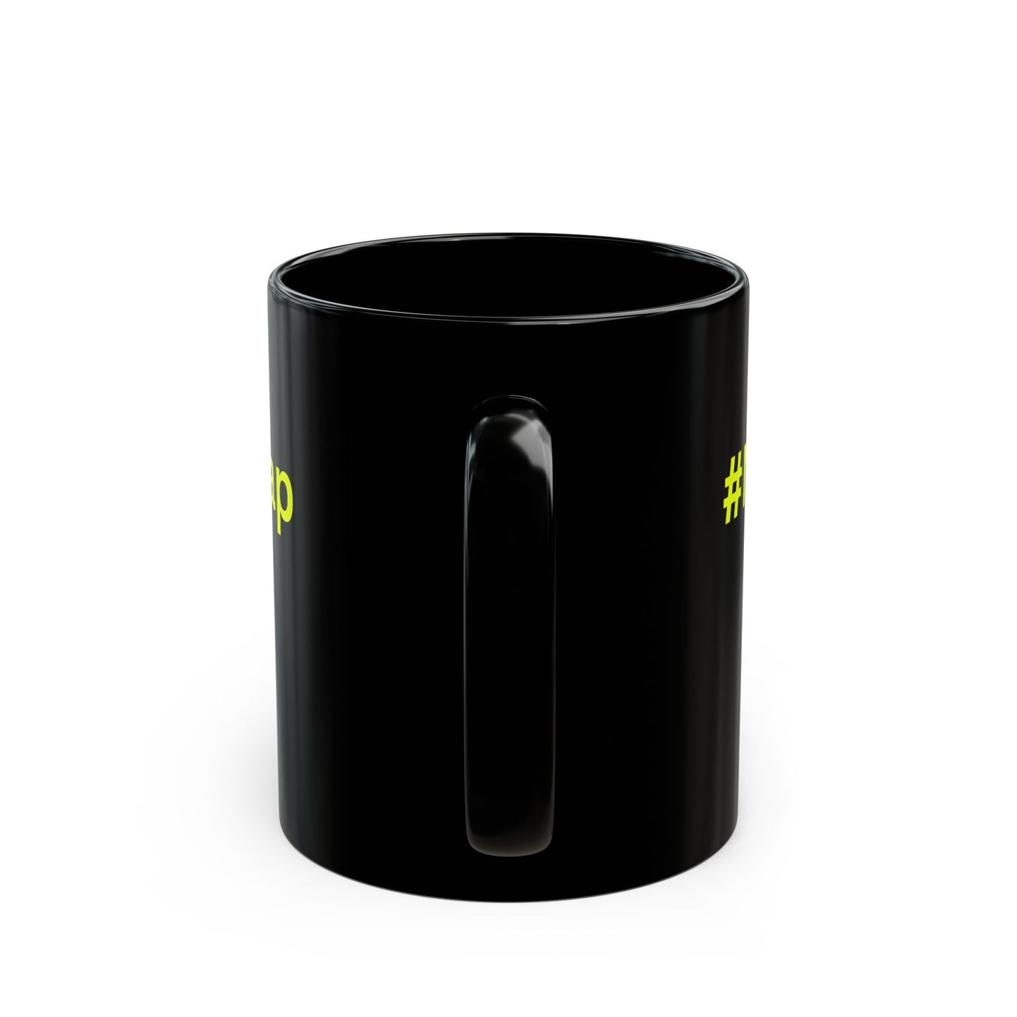 Taza negra inspirada en TikTok