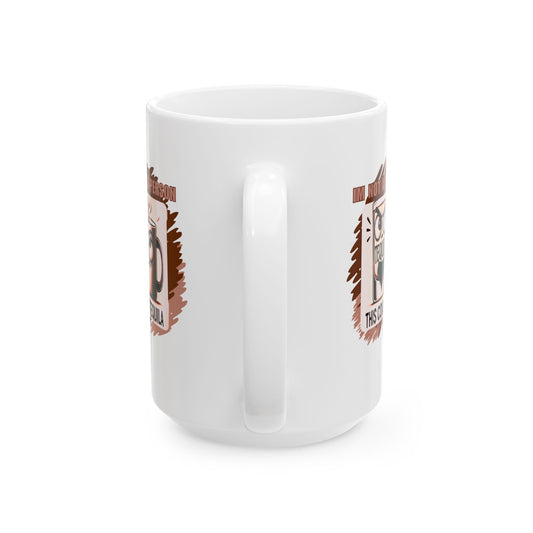 Funny Ceramic Mug, Not a Morning Person