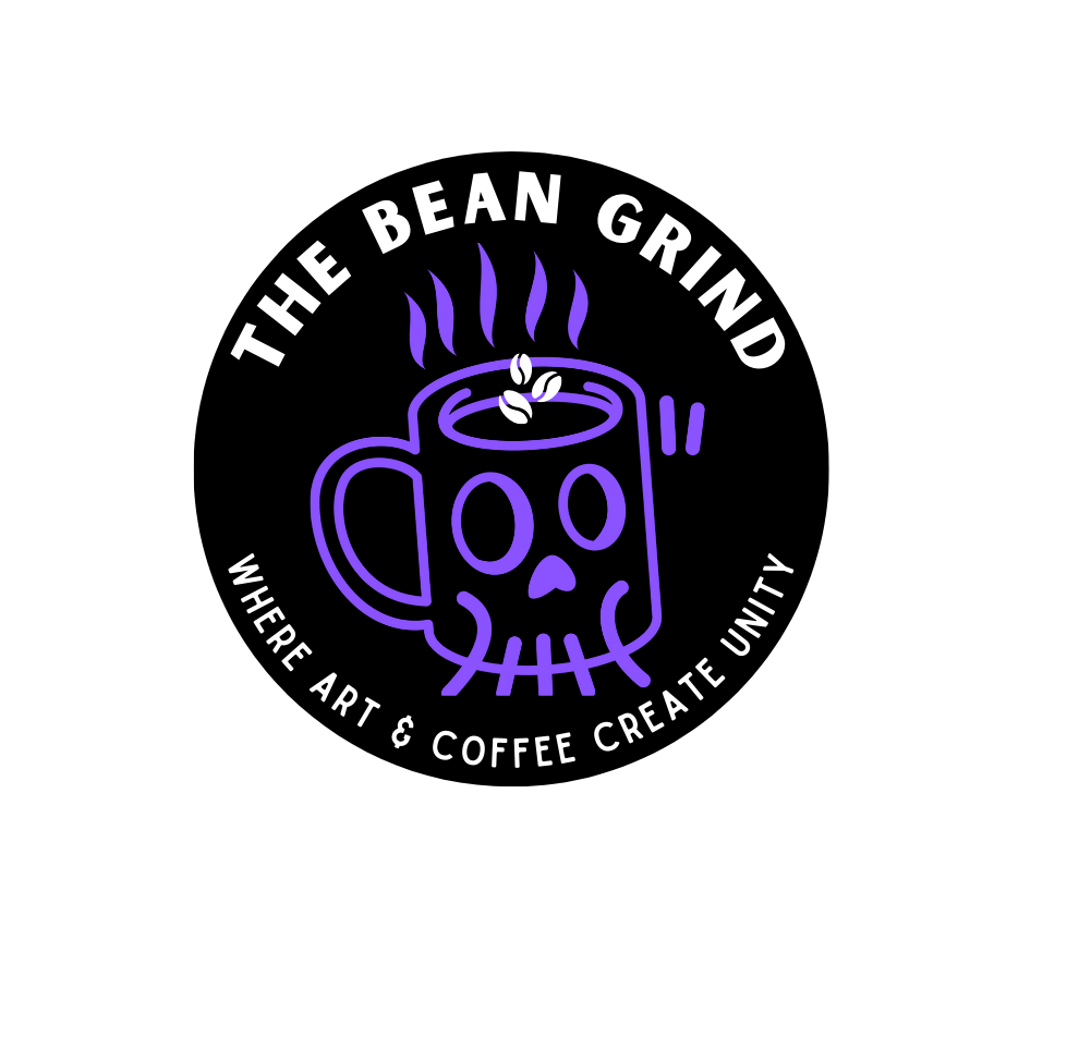 The Bean Grind™ Ceramic Mug, Branded Lil' Bean Dude