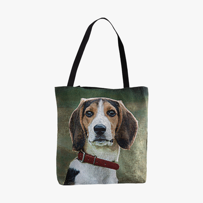 Fall Woven Tote Bag, Customize Both Sides - Mid-Size Tote