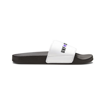 UNF★CKWITHABLE-ISH™ Streetwear Style Women’s Slides, Purple-Star Edition