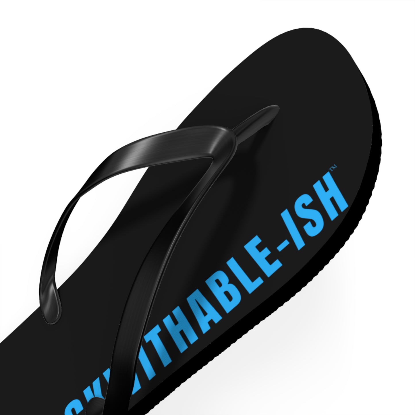UNF★CKWITHABLE-ISH™ Flip Flops, BlackTeal/Yellow Star