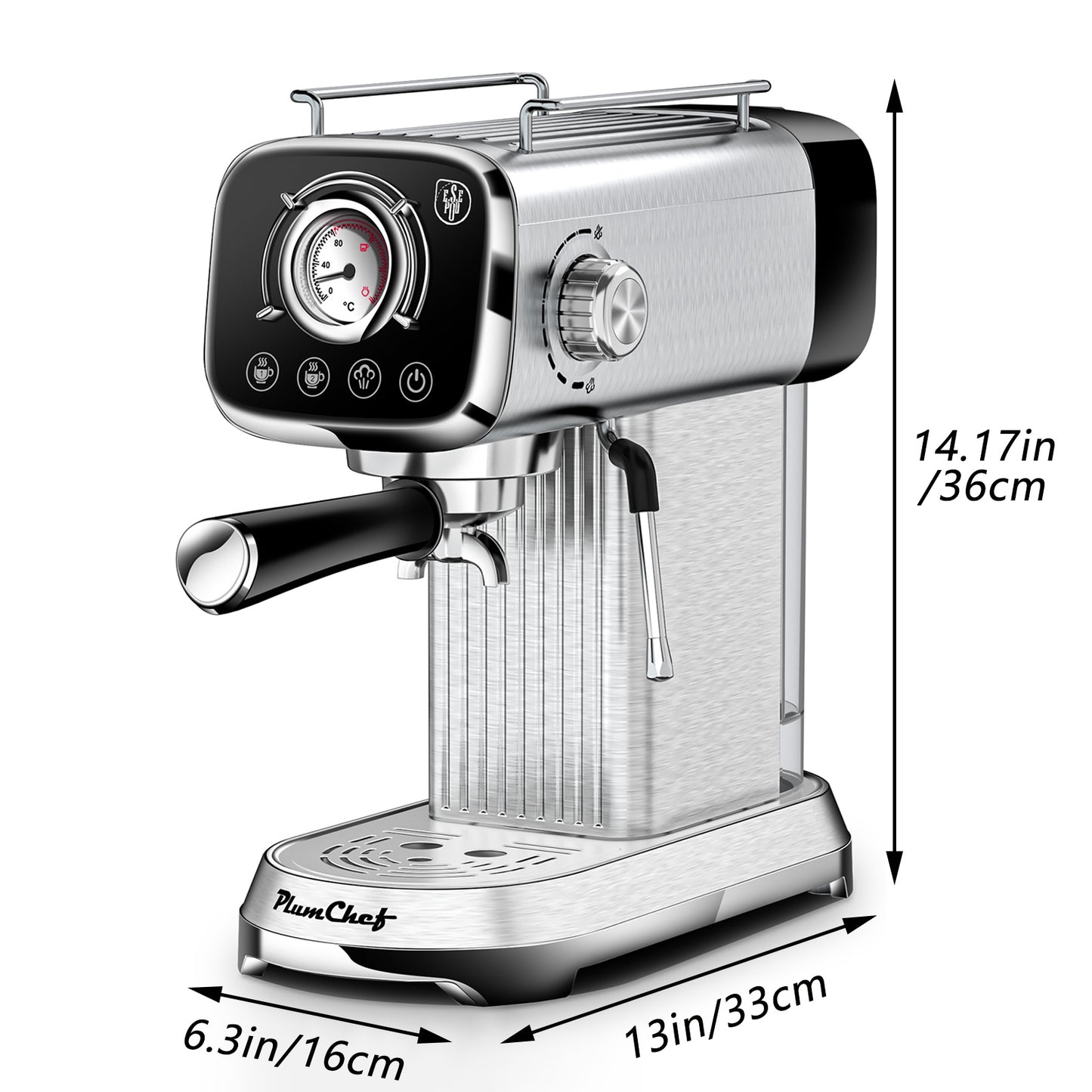 Brew Like a Boss, 20-Bar Pro Espresso Machine for Home Baddies & Baristas LIMITED STOCK