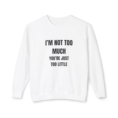 Adult Humor Heavy Weight Sweater - Fun Size F*CK BOYS Printify