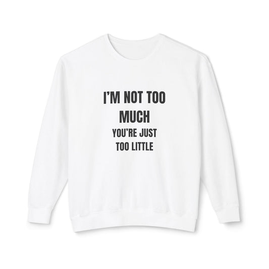 Adult Humor Heavy Weight Sweater - Fun Size F*CK BOYS Printify