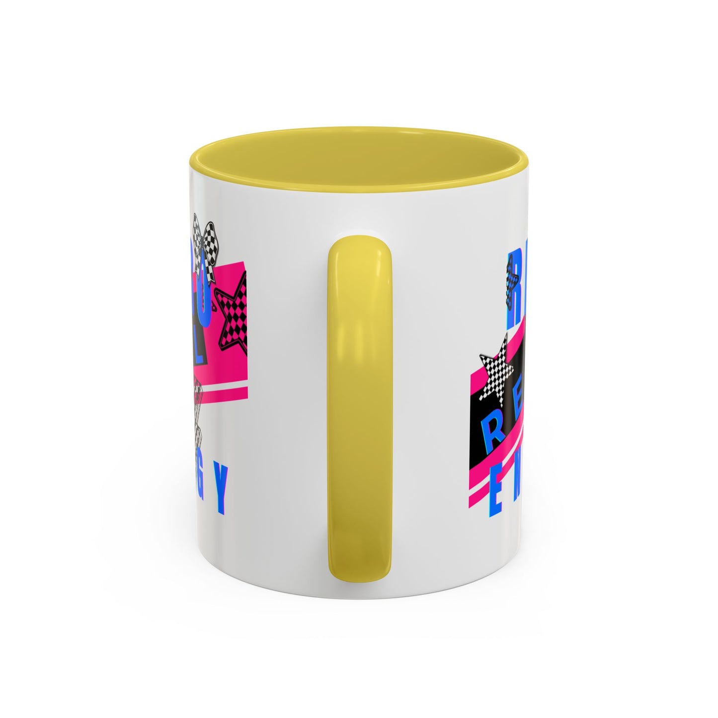 Retro Rebel Mug, 90s Pop Culture Nostalgia, "Bangs to the Ceiling"