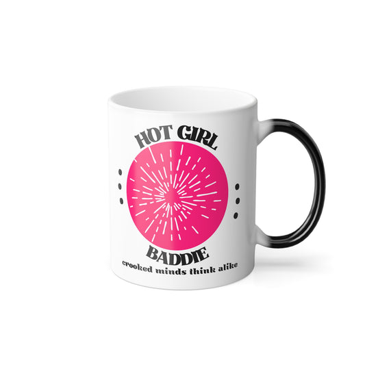 Funny Chic Mug, Hot Girl Baddie Color-Changing