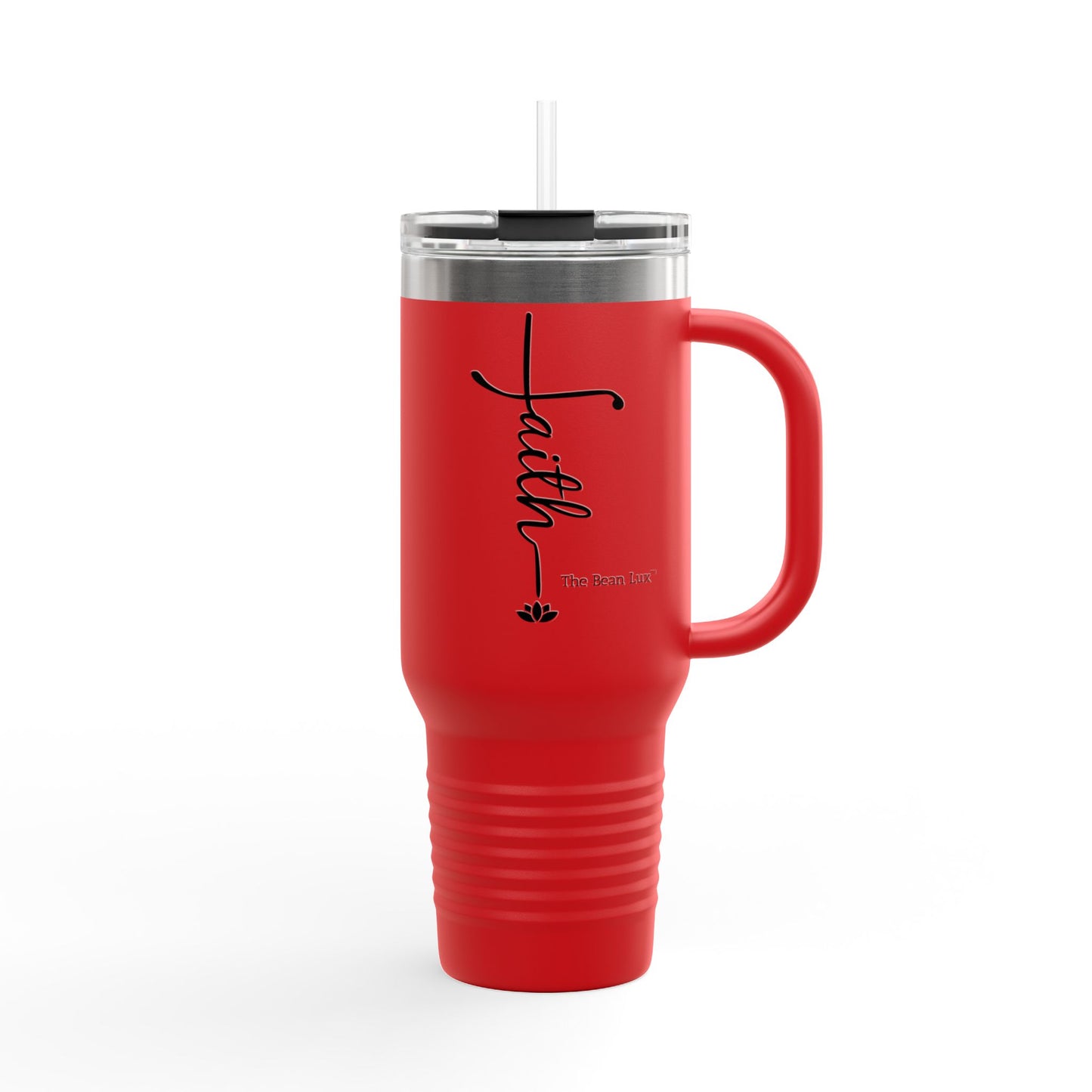 The Bean Lux™ Premium Insulated Travel Mug 40oz, "Faith"- 5 Colors