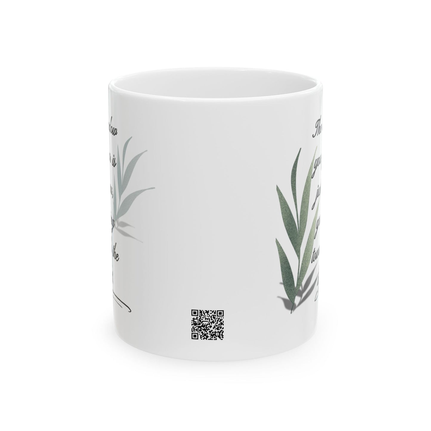 Inspirational Ceramic Mug, Your Shadow