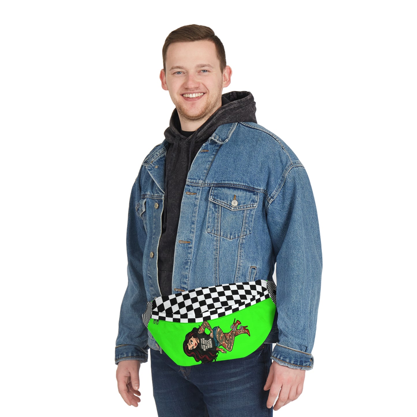 Tattoo Babe Large Fanny Pack, Retro Rebel Edition 4 Savage Colors