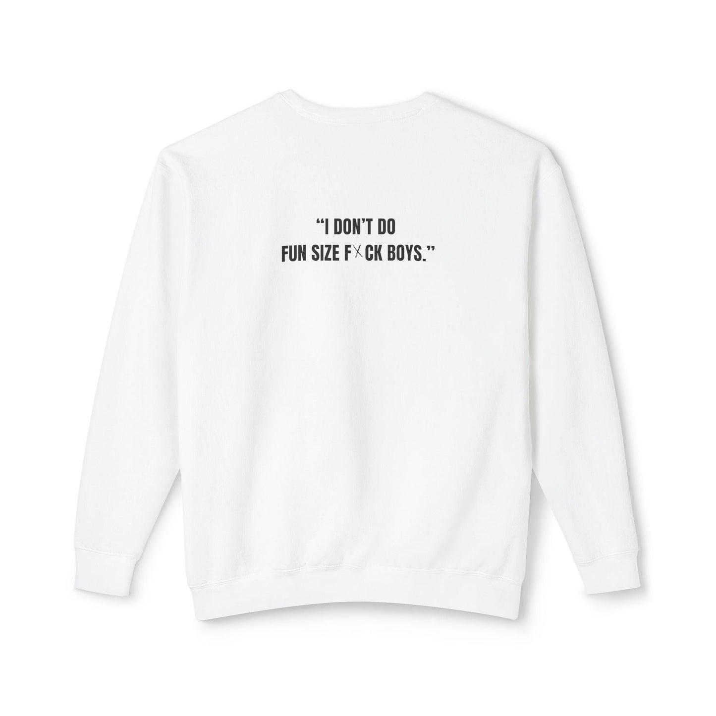 Adult Humor Heavy Weight Sweater - Fun Size F*CK BOYS Printify