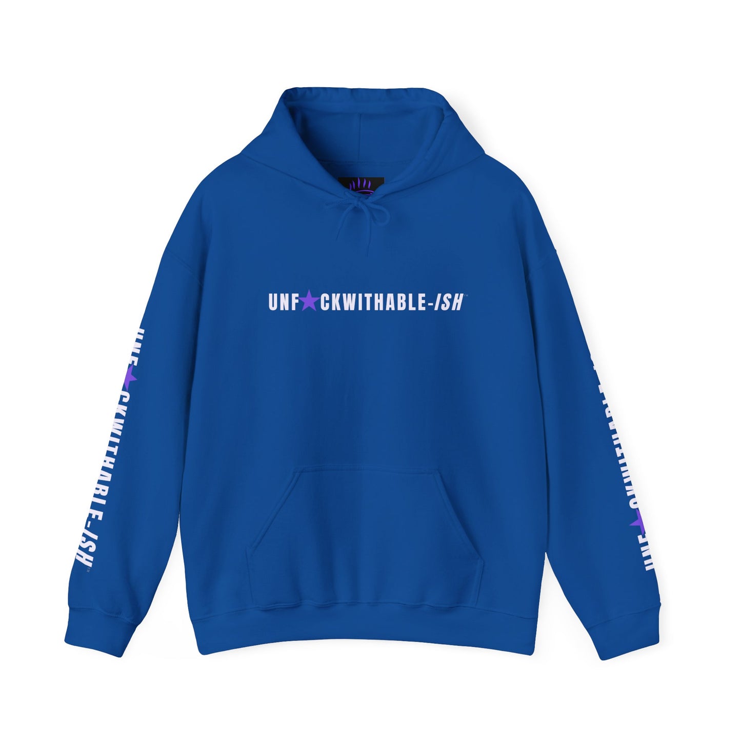 Unisex Unf★ckwithable-Ish Hoodie – Purple Star Edition, Streetwear Apparel