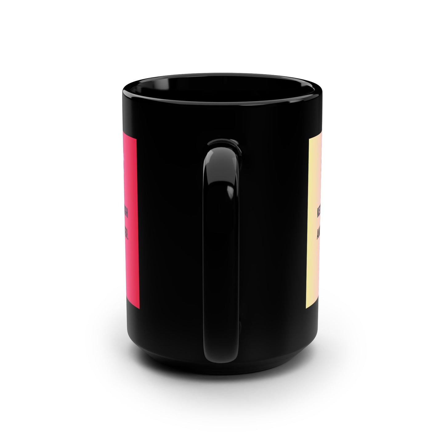 Inspirational Black Mug, Boss Vibes