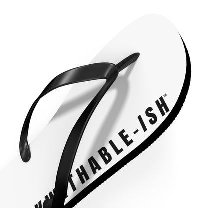UNF★CKWITHABLE-ISH™ Flip Flops Black/Black Gradient Star