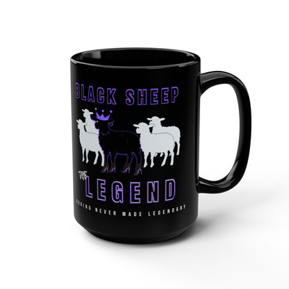 Women's Streetwear Black Sheep Bundle – Cropped Sweatshirt + Mug + Car Air Freshener