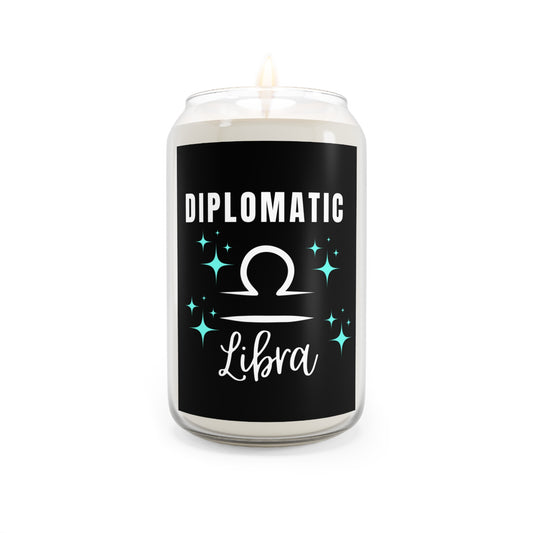 Libra Zodiac Scented Candle - Diplomatic Aroma for Astrology Lovers