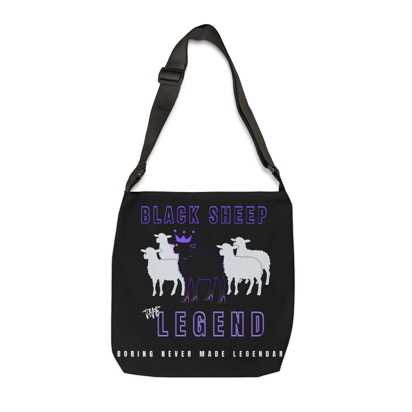 The Legend Black Sheep Adjustable Tote Bag