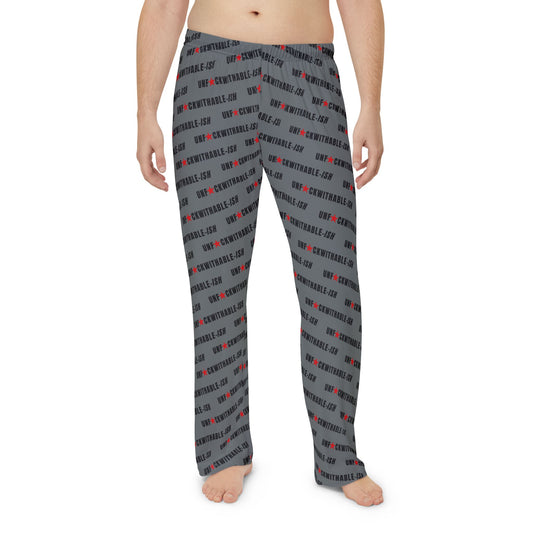 UNF★CKWITHABLE-ISH™ Mens PJ’s – Charcoal Grey Lounge Edition